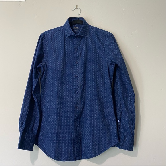 Polo Ralph Lauren men's slim fit blue indigo button-up shirt, S - Picture 11 of 11